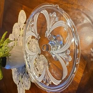 Vintage Mikasa Elegant Crystal Cake Stand